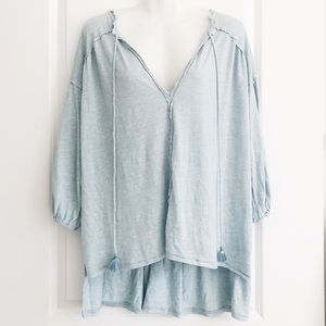 We The Free Light Blue Top